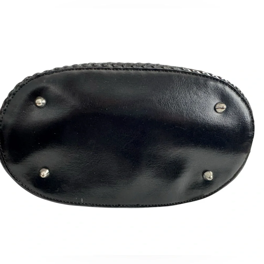 Vintage Marc Chantal MC black leather shoulder bag